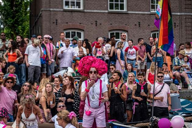 August 1, 2026, Amsterdam, North Holland, Netherlands: August 1, 2026, Amsterdam, the Netherlands. Hundreds of thousands of spectators joined the 30th edition of the Pride Canal Parade, the highlight of WorldPride Amsterdam 2026. This yearÃ¢â‚¬â ¢s parade also included the WorldPride Stadium grandstand, with seating for approximately 10,000 people to watch as floats pass. Amsterdam Netherlands - ZUMAp202 20260801_zip_p202_110 Copyright: xJamesxPetermeierx