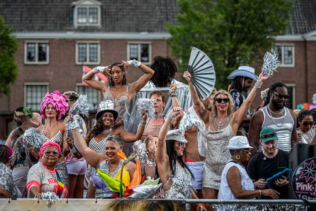 August 1, 2026, Amsterdam, North Holland, Netherlands: August 1, 2026, Amsterdam, the Netherlands. Hundreds of thousands of spectators joined the 30th edition of the Pride Canal Parade, the highlight of WorldPride Amsterdam 2026. This yearÃ¢â‚¬â ¢s parade also included the WorldPride Stadium grandstand, with seating for approximately 10,000 people to watch as floats pass. Amsterdam Netherlands - ZUMAp202 20260801_zip_p202_113 Copyright: xJamesxPetermeierx