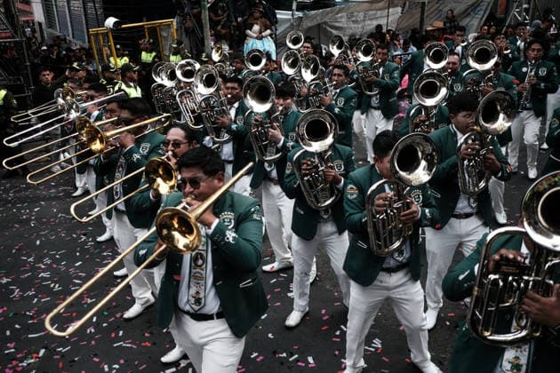 Thousands dance at Gran Poder, one of South America s largest folk festivals LA PAZ, BOLIVIA - AUGUST 1: Musicians participate in the entrance of the Gran Poder in La Paz, Bolivia, on August 01, 2026. The Senor Jesús del Gran Poder Procession in La Paz, Bolivia, is a massive celebration of faith and folklore that was declared Intangible Cultural Heritage of Humanity by UNESCO in 2019. The event brings together more than 70 dance troupes and tens of thousands of dancers and musicians. Jorge Mateo Romay Salinas Anadolu La paz Bolivia. Editorial use only. Please get in touch for any other usage.  Copyright: x2026xAnadoluxJorgexMateoxRomayxSalinasx
