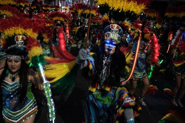 Thousands dance at Gran Poder, one of South America s largest folk festivals LA PAZ, BOLIVIA - AUGUST 1: A dancer from the Tobas participates in the entrance of the Gran Poder in La Paz, Bolivia, on August 01, 2026. The Senor Jesús del Gran Poder Procession in La Paz, Bolivia, is a massive celebration of faith and folklore that was declared Intangible Cultural Heritage of Humanity by UNESCO in 2019. The event brings together more than 70 dance troupes and tens of thousands of dancers and musicians. Jorge Mateo Romay Salinas Anadolu La paz Bolivia. Editorial use only. Please get in touch for any other usage.  Copyright: x2026xAnadoluxJorgexMateoxRomayxSalinasx