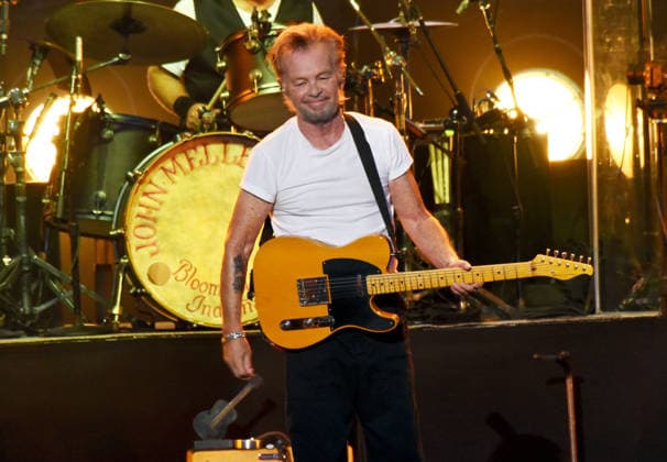 August 1, 2026, Atlanta, Georgia, USA: John Mellencamp, Dancing Words Tour The Greatest Hits, Ameris Bank Amphitheatre, Alpharetta, Georgia. August 1, 2026 Atlanta USA  - ZUMAs380 20260801_zep_s380_064 Copyright: xDerekxStormx