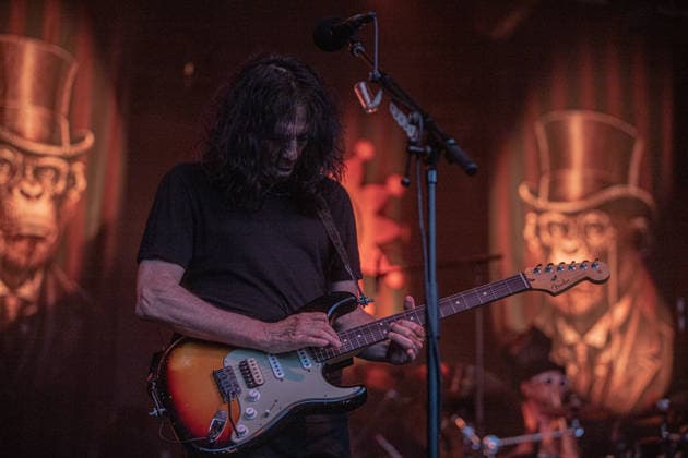 August 1, 2026, Milano, Lombardia, Italy: Guitarist Reid Lawrence LaLonde, better known as Larry LaLonde, performs live with American rock band Primus during their only Italian concert of their UK + Europe 2026 European tour, held at the Circolo Magnolia at Idroscalo. The historic alternative metal funk rock band returned to Italy after 11-years absence. Milano Italy - ZUMAs197 20260801_aaa_s197_151 Copyright: xCarloxVerganix