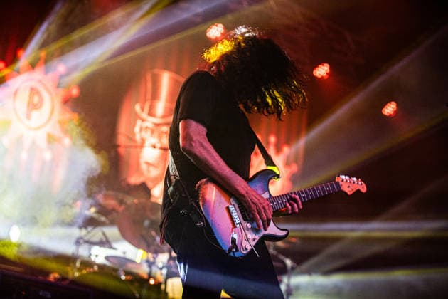 August 1, 2026, Milano, Lombardia, Italy: Guitarist Reid Lawrence LaLonde, better known as Larry LaLonde, performs live with American rock band Primus during their only Italian concert of their UK + Europe 2026 European tour, held at the Circolo Magnolia at Idroscalo. The historic alternative metal funk rock band returned to Italy after 11-years absence. Milano Italy - ZUMAs197 20260801_aaa_s197_157 Copyright: xCarloxVerganix