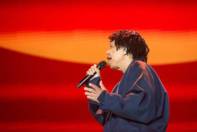 RIO DE JANEIRO, RJ - 01.08.2026: DJAVAN DJAVANEAR 50 ANOS - The "Djavanear" tour, in which the artist Djavan celebrates five decades of his career, arrives in Rio de Janeiro at the Farmasi arena this Saturday (1st) for three nights with tickets already sold out. x2992502x  CarlosxSanttos