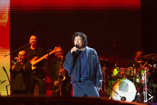 RIO DE JANEIRO, RJ - 01.08.2026: DJAVAN DJAVANEAR 50 ANOS - The "Djavanear" tour, in which the artist Djavan celebrates five decades of his career, arrives in Rio de Janeiro at the Farmasi arena this Saturday (1st) for three nights with tickets already sold out. x2992518x  CarlosxSanttos
