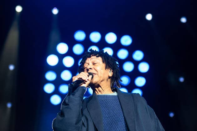 RIO DE JANEIRO, RJ - 01.08.2026: DJAVAN DJAVANEAR 50 ANOS - The "Djavanear" tour, in which the artist Djavan celebrates five decades of his career, arrives in Rio de Janeiro at the Farmasi arena this Saturday (1st) for three nights with tickets already sold out. x2992527x  CarlosxSanttos