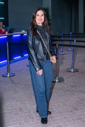 RIO DE JANEIRO, RJ - 01.08.2026: DJAVAN DJAVANEAR 50 ANOS - Presenter Fatima Bernades attended the "Djavanear" tour in which the artist Djavan celebrates five decades of his career at the Farmasi arena this Saturday (1st). x2992536x  CarlosxSanttos