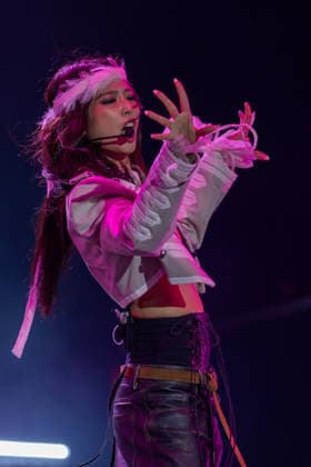 August 1, 2026, Chicago, Illinois, USA: South Korean singer JENNIE (JENNIE KIM) during the Lollapalooza Music Festival at Grant Park in Chicago, Illinois Chicago USA  - ZUMAs135 20260801_zap_s135_018 Copyright: xDanielxDeSloverx