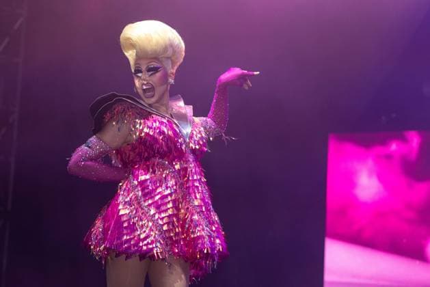 August 1, 2026, Chicago, Illinois, USA: Drag queen TRIXIE MATTEL during the Lollapalooza Music Festival at Grant Park in Chicago, Illinois Chicago USA  - ZUMAs135 20260801_zap_s135_026 Copyright: xDanielxDeSloverx