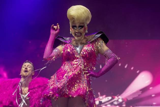August 1, 2026, Chicago, Illinois, USA: Drag queen TRIXIE MATTEL during the Lollapalooza Music Festival at Grant Park in Chicago, Illinois Chicago USA  - ZUMAs135 20260801_zap_s135_027 Copyright: xDanielxDeSloverx