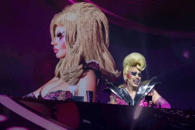 August 1, 2026, Chicago, Illinois, USA: Drag queen TRIXIE MATTEL during the Lollapalooza Music Festival at Grant Park in Chicago, Illinois Chicago USA  - ZUMAs135 20260801_zap_s135_035 Copyright: xDanielxDeSloverx
