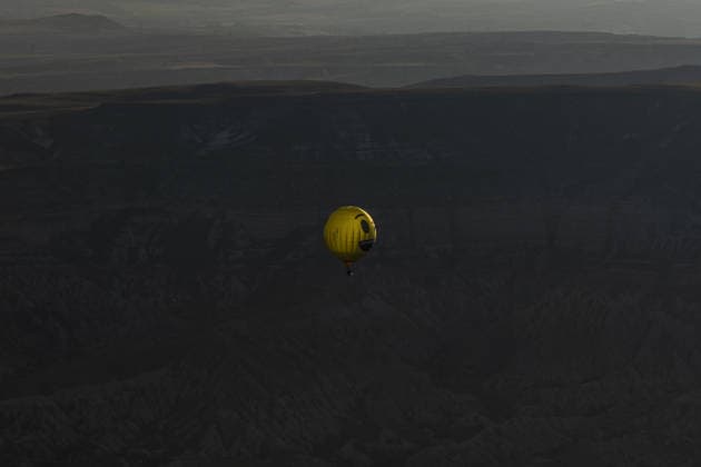 Cappadocia Balloon Festival concludes with colorful scenes NEVSEHIR, TURKIYE - AUGUST 2: A view of a balloon during the 7th Cappadocia Balloon Festival concluded with the participation of 30 special-shaped hot air balloons brought from Turkiye and abroad in Nevsehir, Turkiye, on August 2, 2026. As part of the festival, sunrise demonstration flights over Goreme featured heart, owl, parrot, rocket, and globe-shaped balloons, creating colorful scenes above the region s iconic fairy chimneys and attracting the attention of both local and international visitors. Osmancan Gurdogan Anadolu Nevsehir Turkey. Editorial use only. Please get in touch for any other usage.  Copyright: x2026xAnadoluxOsmancanxGurdoganx