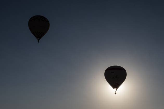 Cappadocia Balloon Festival concludes with colorful scenes NEVSEHIR, TURKIYE - AUGUST 2: A view of balloons during the 7th Cappadocia Balloon Festival concluded with the participation of 30 special-shaped hot air balloons brought from Turkiye and abroad in Nevsehir, Turkiye, on August 2, 2026. As part of the festival, sunrise demonstration flights over Goreme featured heart, owl, parrot, rocket, and globe-shaped balloons, creating colorful scenes above the region s iconic fairy chimneys and attracting the attention of both local and international visitors. Osmancan Gurdogan Anadolu Nevsehir Turkey. Editorial use only. Please get in touch for any other usage.  Copyright: x2026xAnadoluxOsmancanxGurdoganx