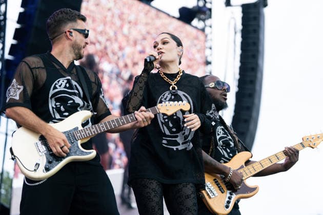 August 1, 2026, Brighton, United Kingdom: Jessica Ellen Cornish better known as Jessie J performs during the 2026 Brighton & Hove Pride parade. Brighton United Kingdom - ZUMAs197 20260801_aaa_s197_191 Copyright: xLounisxTiarx