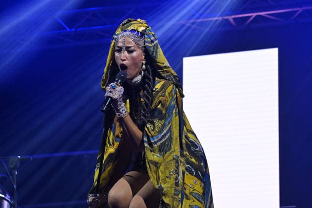 IPA87177951 - Nina Zilli performs live during the Summer Fest 2026 concert in Ladispoli on August 1, 2026, in Rome, Italy. (Photo by Roberto Bettacchi)  Copyright: xRobertoxBettacchi LiveMediax xx 87177951
