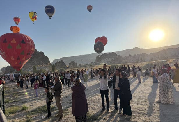 Cappadocia Balloon Festival concludes with colorful scenes NEVSEHIR, TURKIYE - AUGUST 2: A view of balloons during the 7th Cappadocia Balloon Festival concluded with the participation of 30 special-shaped hot air balloons brought from Turkiye and abroad in Nevsehir, Turkiye, on August 2, 2026. As part of the festival, sunrise demonstration flights over Goreme featured heart, owl, parrot, rocket, and globe-shaped balloons, creating colorful scenes above the region s iconic fairy chimneys and attracting the attention of both local and international visitors. Behcet Alkan Anadolu Nevsehir Turkey. Editorial use only. Please get in touch for any other usage.  Copyright: x2026xAnadoluxBehcetxAlkanx