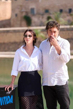 Atlantida Mallorca Film Festival 2026 - Photocall El ser querido Javier Bardem, Victoria Luengo attending ‘El ser querido’ Photocall during Atlantida Mallorca Film Festival 2026 at Parc de la Mar in Palma, Spain on August 2, 2026. Photo by ABACAPRESS.COM Palma Balearic Islands Spain  Copyright: xABACAx