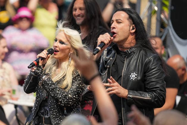 ZDF-Fernsehgarten 2026. DORO Pesch und Bülent Ceylan im ZDF Fernsehgarten mit dem Motto Rock im Garten am 02.08.2026 in Mainz. Mainz ZDF Fernsehgarten Rheinland-Pfalz *** ZDF Fernsehgarten 2026: DORO Pesch and Bülent Ceylan at the ZDF Fernsehgarten, themed Rock im Garten, on August 2, 2026, in Mainz, Rhineland-Palatinate, ZDF Fernsehgarten