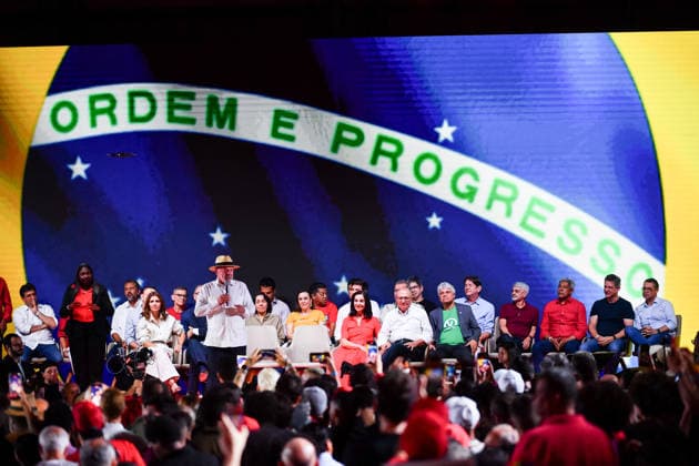 SaO PAULO, SP - 02.08.2026: CONVENcaO NACIONAL DO PT - Luiz Inacio Lula da Silva (PT) President and candidate for re-election, participates in the National Convention of the Workers& 39; Party (PT), to officially announce his name in the presidential race in the 2026 elections, this Sunday (2), at Expo Center Norte, in Sao Paulo, SP. x2992611x  RobertoxCasimiro