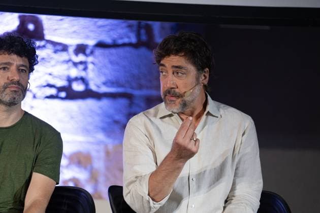 Sorogoyen presents ‘El ser querido’ in Palma Screenwriter Isabel Pena (left), director Rodrigo Sorogoyen (centre) and actors Javier Bardem (right) and Vicky Luengo (second from left) during a press conference to present the film ‘El ser querido’ at the Victoria Hotel on 2 August 2026, in Palma de Mallorca, Balearic Islands, (Spain). ‘El ser querido’ is a 2026 Spanish film directed by Rodrigo Sorogoyen, co-written with Isabel Pena and starring Javier Bardem and Vicky Luengo. The film competed in the Official Selection at the 79th Cannes Film Festival and is due to be released in cinemas in Spain on 26 August 2026. 2 AUGUST 2026 Javier Fernández Europa Press 08 02 2026. 02 Aug 2026 Pictured: Actor Javier Bardem during a press conferenc  Copyright: xThexMegaxAgencyxEuropaxPressx xMEGAx