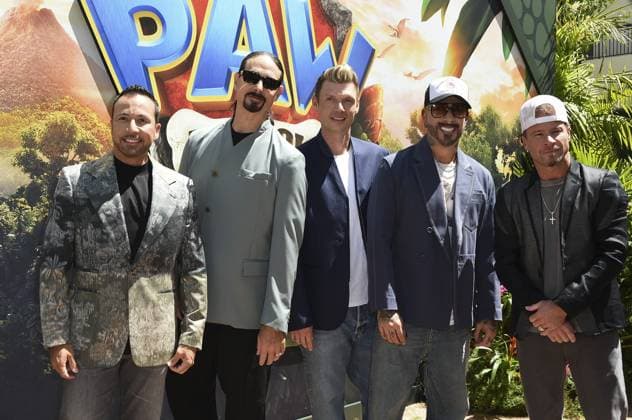 AJ McLean, Nick Carter, Kevin Richardson, Howie Dorough , Brian Littrell at arrivals for PAW PATROL: THE DINO MOVIE Global Premiere, Paramount Theater, Los Angeles, CA, August 02, 2026. Photo By: Elizabeth Goodenough Everett Collection PAW PATROL: THE DINO MOVIE Global Premiere PUBLICATIONXNOTxINxCANxCHNxFRAxITAxJPNxNORxPOLxRUSxESPxUKxUSA