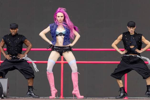 August 2, 2026, Chicago, Illinois, USA: Slovak singer ADELA (ADELA JERGOVA) during the Lollapalooza Music Festival at Grant Park in Chicago, Illinois Chicago USA  - ZUMAs135 20260802_zap_s135_029 Copyright: xDanielxDeSloverx