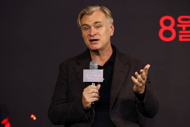 Nolan, Damon, Theron, Thomas attend press conference for The Odyssey in Seoul British-American director Christopher Nolan speaks during a press conference for the film The Odyssey in Seoul, South Korea, on August 03, 2026. The epic fantasy, based on Homer s ancient Greek poem, follows the hero Odysseus on his perilous journey home after the Trojan War. Seoul South Korea  Copyright: xMatrixxImages JungxUi-Chelx