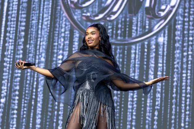 August 2, 2026, Chicago, Illinois, USA: Singer AMBER MARK during the Lollapalooza Music Festival at Grant Park in Chicago, Illinois Chicago USA  - ZUMAs135 20260802_zap_s135_152 Copyright: xDanielxDeSloverx