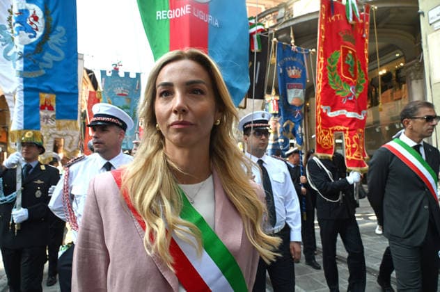 August 2, 2026, Bologna, Italia, Italy: Genoa Mayor Silvia Salis during the demonstration marking the 46th anniversary of the Bologna massacre, Bologna, 02 08 2026 Bologna Italy  - ZUMAa289 20260802_zia_a289_022 Copyright: xAleandroxBiagiantix xAgfx