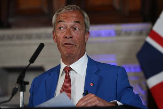 August 3, 2026, London, England, United Kingdom: Reform UK Leader NIGEL FARAGE speaks during a press conference at the Royal Horseguards Hotel in London, where Reform UK announced its proposed Operation Fortress plan aimed at tackling small boat crossings by deploying the Royal Navy. London United Kingdom - ZUMAa279 20260803_zsp_a279_029 Copyright: xZeynepxDemirxAslimx