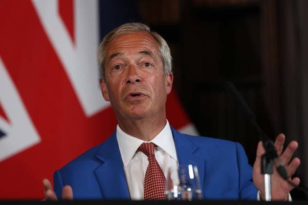 August 3, 2026, London, England, United Kingdom: Reform UK Leader NIGEL FARAGE speaks during a press conference at the Royal Horseguards Hotel in London, where Reform UK announced its proposed Operation Fortress plan aimed at tackling small boat crossings by deploying the Royal Navy. London United Kingdom - ZUMAa279 20260803_zsp_a279_038 Copyright: xZeynepxDemirxAslimx