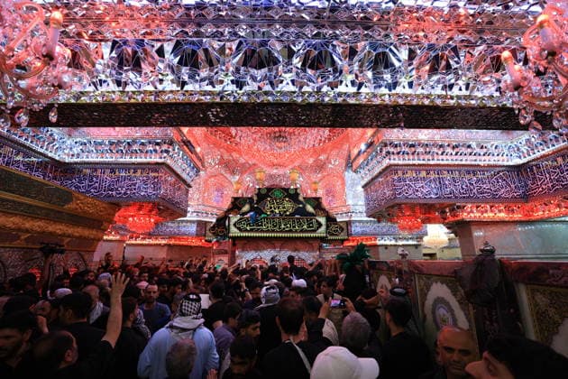 Arbaeen commemorations held in Iraq KARBALA, IRAQ - AUGUST 3: Thousands of pilgrims attend the Arbaeen commemorations marking the 40th day after the martyrdom of Imam Hussein, the grandson of the Prophet Muhammad, and his 72 companions, visited the Imam Hussein Shrine visiting in Karbala, Iraq, on August 3, 2026. Murtadha Al-Sudani Anadolu Karbala Iraq. Editorial use only. Please get in touch for any other usage.  Copyright: x2026xAnadoluxMurtadhaxAl-Sudanix
