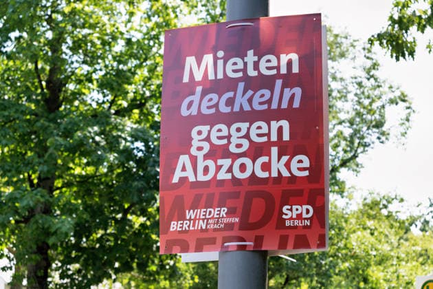 Berlin,03.08.2026,Wahlplakat der Partei SPD zur Wahl zum 20.Abgeordnetenhaus von Berlin sowie zu den Bezirksverordnetenversammlungen am 20.09.2026. *** Berlin, August 3, 2026—Election poster of the SPD party for the election to the 20th Berlin House of Representatives and the district councils on September 20, 2026