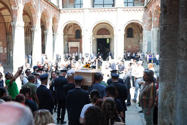 IPA87213522 - Milan: Don Mazzi™s Funeral at the Basilica of Sant™Ambrogio  Copyright: xFrancescoxEnriquezx xPoolxEnriquezxPiaggesix 87213522