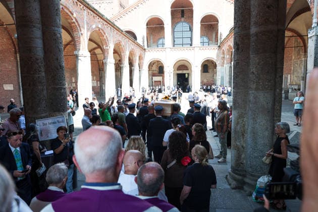 IPA87213524 - Milan: Don Mazzi™s Funeral at the Basilica of Sant™Ambrogio  Copyright: xFrancescoxEnriquezx xPoolxEnriquezxPiaggesix 87213524