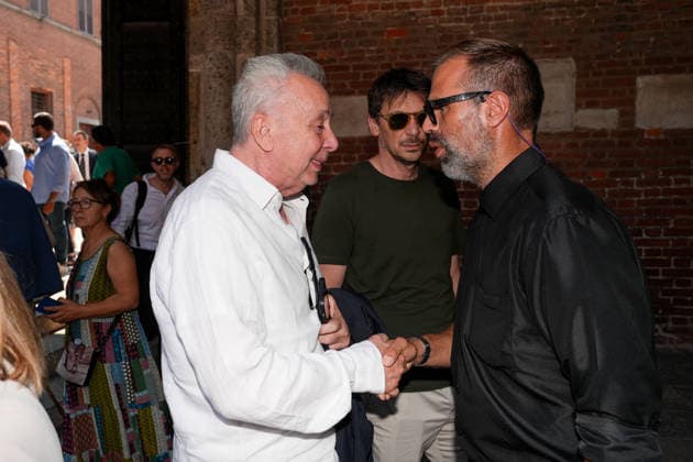 IPA87213925 - Milan: Don Mazzi™s Funeral at the Basilica of Sant™Ambrogio Pictured: Lele Mora  Copyright: xDuilioxPiaggesix xPoolxEnriquezxPiaggesix 87213925