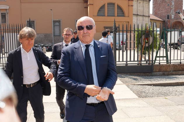 IPA87213935 - Milan: Don Mazzi™s Funeral at the Basilica of Sant™Ambrogio In the photo: Giuseppe Marotta  Copyright: xDuilioxPiaggesix xPoolxEnriquezxPiaggesix 87213935