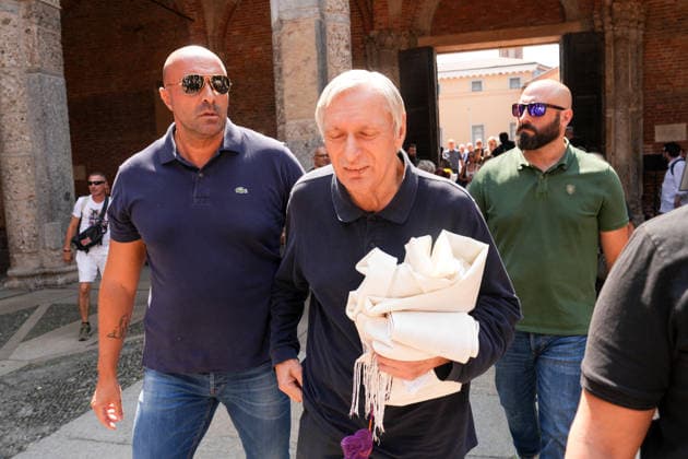 IPA87213973 - Milan: Don Mazzi™s Funeral at the Basilica of Sant™Ambrogio In the photo: Don Luigi Ciotti  Copyright: xDuilioxPiaggesix xPoolxEnriquezxPiaggesix 87213973