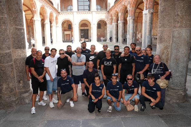 IPA87214099 - Milan: Don Mazzi™s Funeral at the Basilica of Sant™Ambrogio In the photo: the young people from the Exodus community  Copyright: xDuilioxPiaggesix xPoolxEnriquezxPiaggesix 87214099