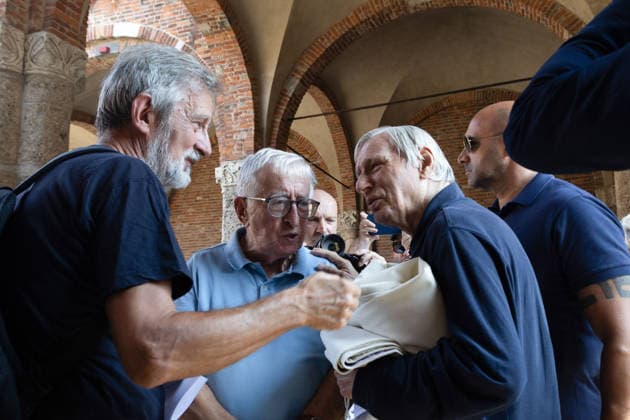 IPA87214159 - Milan: Don Mazzi™s Funeral at the Basilica of Sant™Ambrogio In the photo: Don Luigi Ciotti  Copyright: xFrancescoxEnriquezx xPoolxEnriquezxPiaggesix 87214159