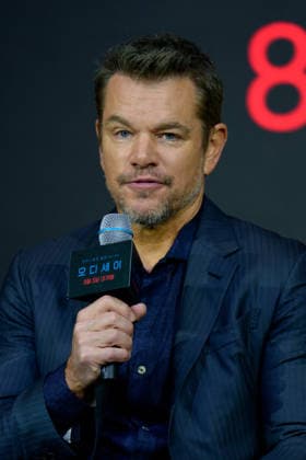 The Odyssey film press conference SEOUL, SOUTH KOREA, AUGUST 03: American actor Matt Damon speaks during The Odyssey film press conference at Four Seasons Hotel Seoul in Seoul, South Korea, on August 3, 2026. Seoul Four Seasons Hotel Seoul South Korea 8281_287408 Copyright: xStevexChoxKyewoongx
