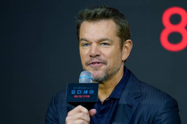 The Odyssey film press conference SEOUL, SOUTH KOREA, AUGUST 03: American actor Matt Damon speaks during The Odyssey film press conference at Four Seasons Hotel Seoul in Seoul, South Korea, on August 3, 2026. Seoul Four Seasons Hotel Seoul South Korea 8281_287416 Copyright: xStevexChoxKyewoongx