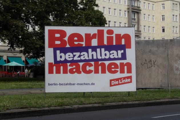 Berlin, Wahl, AGH, BVV, Plakate Berlin, Wahl, zum Abgeordnetenhaus und den Bezirksverordnetenversammlungen, AGH, BVV, Plakate, Die Linke Berlin Berlin GER *** Berlin, Election, AGH, BVV, Posters Berlin, Election, for the House of Representatives and the District Councils, AGH, BVV, Posters, Die Linke Berlin Berlin GER