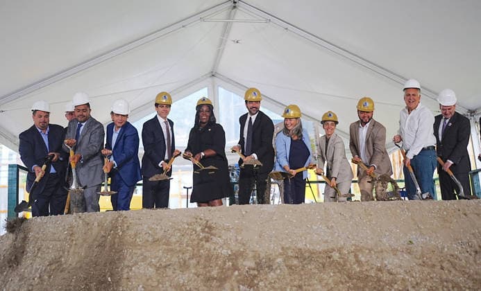 Mayor Mamdani breaks ground on an affordable housing project in the Bronx NEW YORK, UNITED STATES- AUGUST 3: New York City Mayor Zohran Kwame Mamdani joined by The Doe Fund and local leaders to break ground on the Casanova Residence, a new supportive and affordable housing development in the Bronx, New York City, U.S. on Monday, August 3, 2026. Selcuk Acar Anadolu New York United States. Editorial use only. Please get in touch for any other usage.  Copyright: x2026xAnadoluxSelcukxAcarx