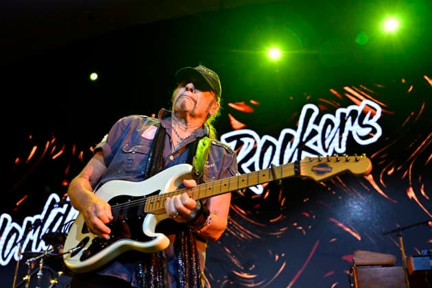 July 31, 2026 - Orlando, Florida, U.S. - Guitarist Michael Monarch of the World Classic Rockers performs in Orlando, Florida on July 31,2026. The band is made up of musician that played with legendary rock bands such as Steppenwolf, Journey, Lynyrd Skynyrd and Santana. Orlando USA - ZUMAbk3_ 20260803_zaf_bk3_015 Copyright: xDavidxBeckerx