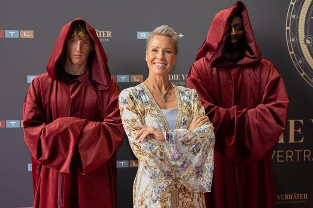 Premiere von Die Verraeter Vertraue niemandem. Moderatorin Sonja Zietlow bei der Premiere der RTL Show Die Verraeter Vertraue niemandem am 02.08.2026 im Cinenova Kino in Koeln Ehrenfeld. Koeln CINENOVA Nordrhein-Westfalen *** Premiere of *Die Verraeter: Vertraue niemandem*: Host Sonja Zietlow at the premiere of the RTL show *Die Verraeter: Vertraue niemandem* on August 2, 2026, at the Cinenova Cinema in Cologne-Ehrenfeld, Cologne, CINENOVA, North Rhine-Westphalia