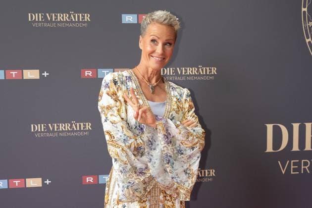 Premiere von Die Verraeter Vertraue niemandem. Moderatorin Sonja Zietlow bei der Premiere der RTL Show Die Verraeter Vertraue niemandem am 02.08.2026 im Cinenova Kino in Koeln Ehrenfeld. Koeln CINENOVA Nordrhein-Westfalen *** Premiere of *Die Verraeter: Trust No One*: Host Sonja Zietlow at the premiere of the RTL show *Die Verraeter: Trust No One* on August 2, 2026, at the Cinenova Cinema in Cologne-Ehrenfeld, Cologne, CINENOVA, North Rhine-Westphalia