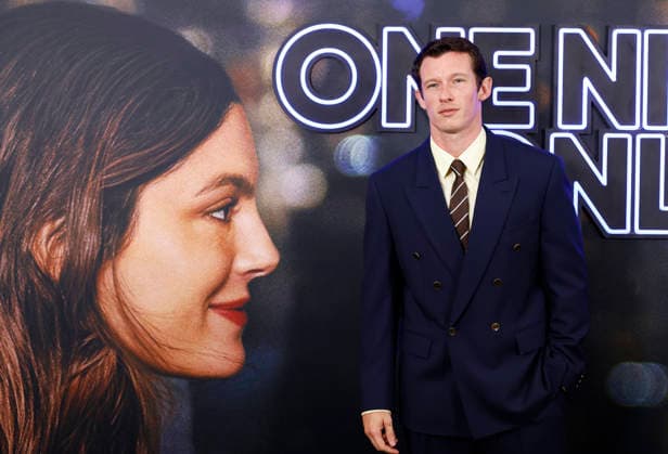 Callum Turner arrives on the red carpet at the One Night Only New York Premiere at SVA Theater on Monday, August 3, 2026 in New York City.  NYP20260803113 JOHNxANGELILLO