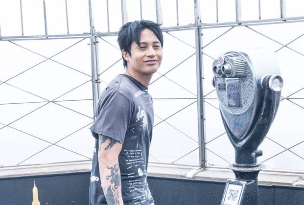 NY: Members of P-Pop boy band visit Empire State Building Member of P-Pop boy band Justin de Dios, known mononymously as Justin visits Empire State Building in New York, NY on August 3, 2026. New York New York United States Copyright: LevxRadin