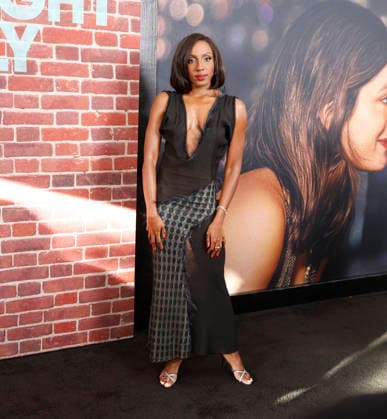 Ziwe Fumudoh arrives on the red carpet at the One Night Only New York Premiere at SVA Theater on Monday, August 3, 2026 in New York City.  NYP20260803134 JOHNxANGELILLO